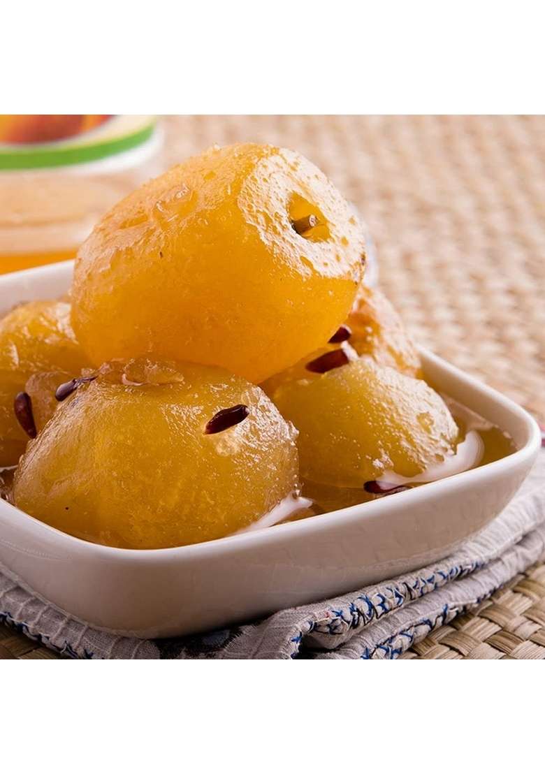 Nutty Yogi Apple Murabba Home Made With Apples From Shimla Organic Seb Fresh And Delicious 600Gm - Indya