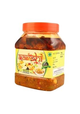 Aarohi Punjabi Homemade Flavour Taste Pachranga Mix Vegetable Pickle Low Oil Salt 900 Gram
