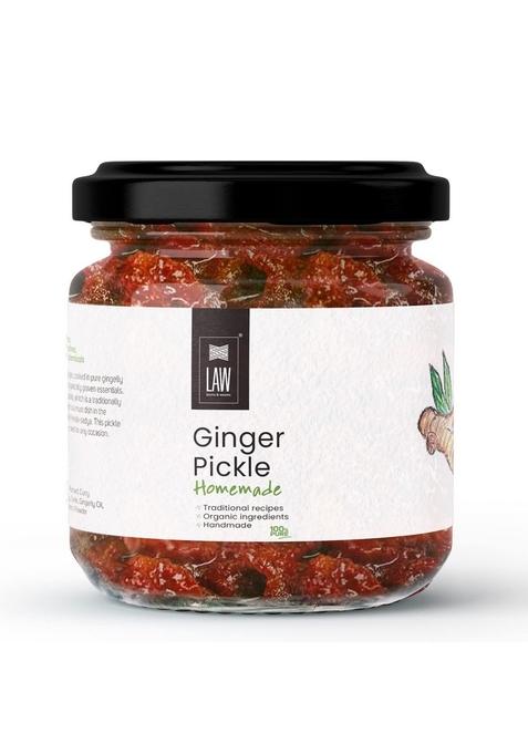 Looms Weaves Weaves™ Homemade Ginger Pickle 250Gm Handmade Preservative Free Grandma’S Secret Recipe Kerala Style