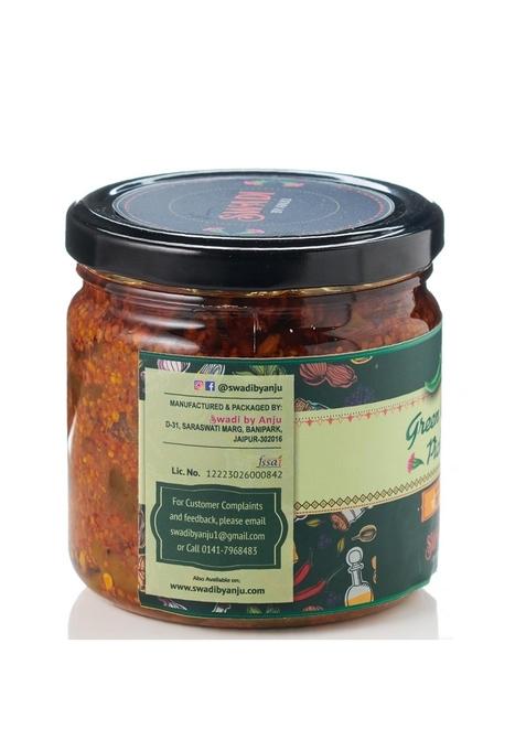 Swadi By Anju Green Chilli Pickle Rajasthani Hari Mirch Ka Achar | Spicy And Tangy Homemade Fresh No Artificial Preservatives Or Colors 500Gm