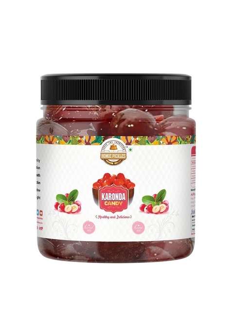 Homiepickles Fresh And Natural Homemade Karonda Cherry Murabba Fruits Sweet Red Pack Of 1 400Gm
