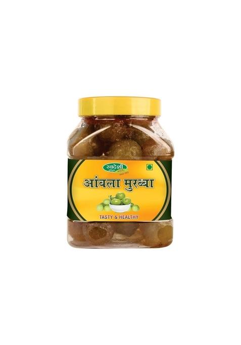 Swadeshi Haridwar Ayurved Aml Each A Murabba | Natural Indian Gooseberry Preserve 1Kg Pack Of 2