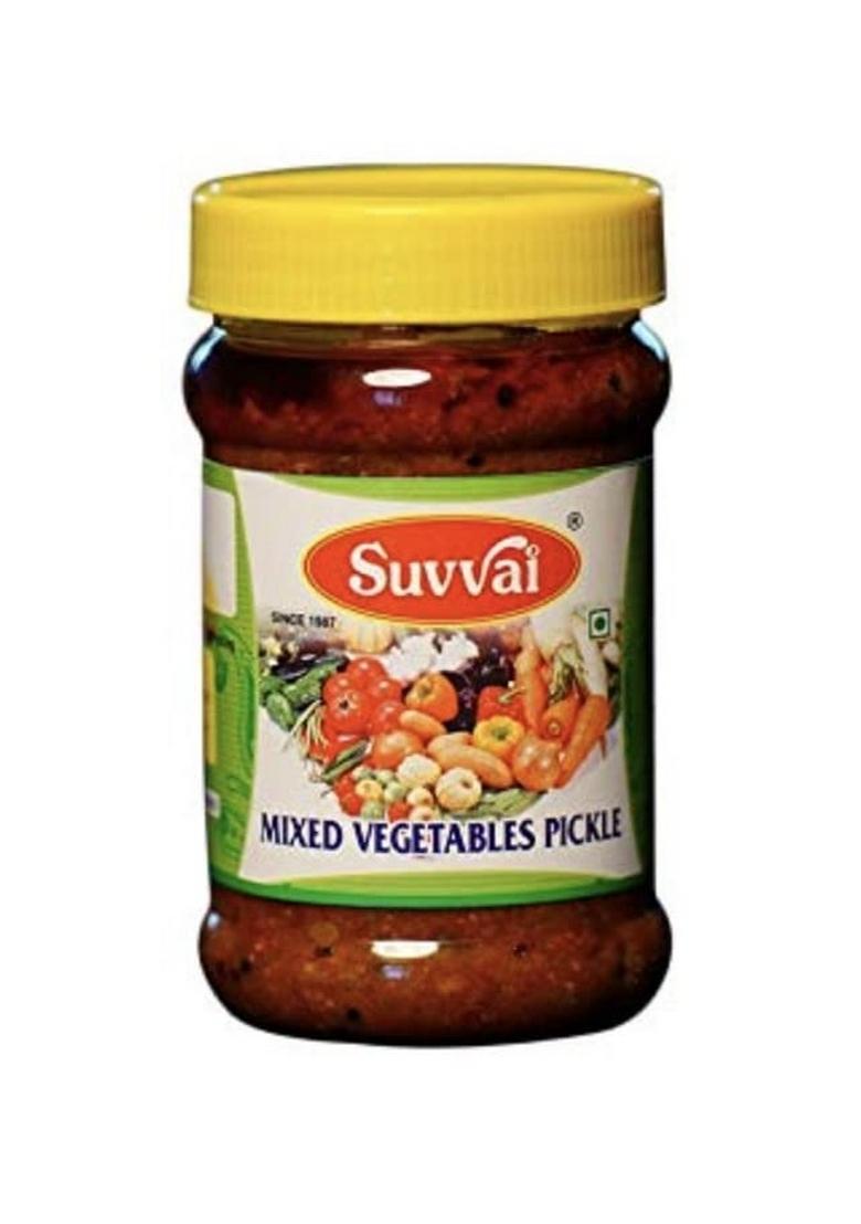 Suvvai Mixed Vegetable Pickle Traditional Homemade Taste 300 Gm Pack Of 2