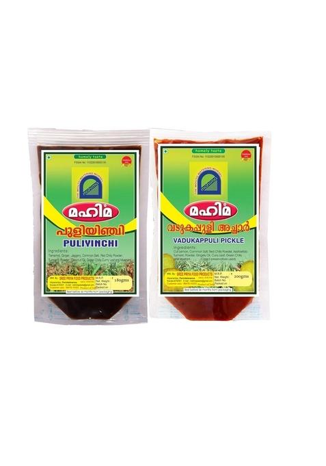 Mahima Puliyinchi Pickle 180 Gms Lemon Vadukappuli 200