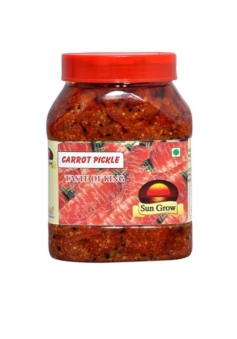 Sun Grow Organics Punjabi Carrot Pickle || 850G | 100 Fresh Achar With Homemade Taste Pure Natural Healthy Ingredients