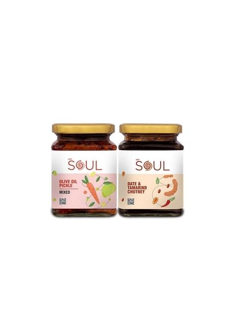 Adf Soul Mix Pickle 275G With Date And Tamarind Chutney 325G Handcrafted Fusion Of Sweetness Tanginess