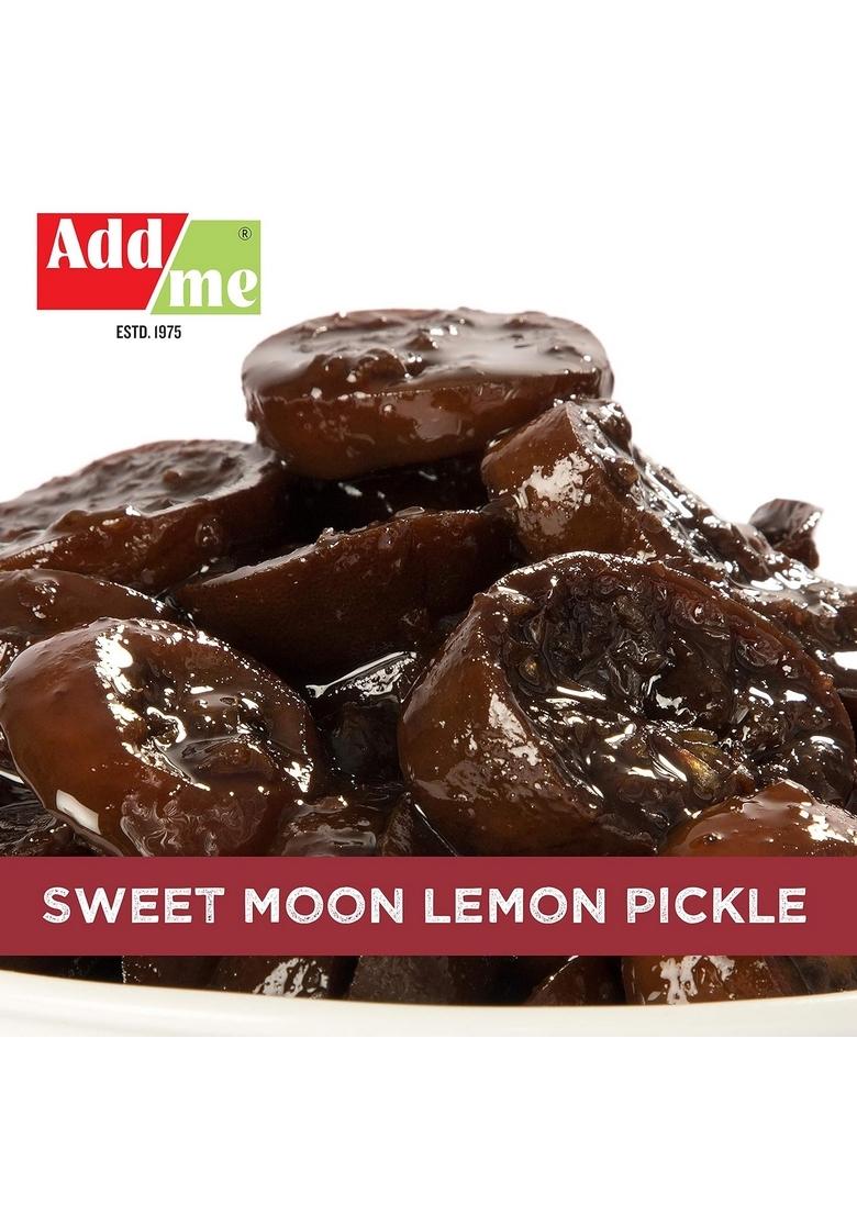 Add Me Khatta Meetha Lemon Pickle 600G Nimbu Ka Achar Khatti Meethi Pani Puri Bhelpuri Sweet And Sour Chutney Sonth 240G
