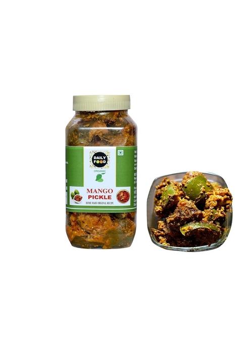 Daily Food Homemade Organic Natural Mango Pickle Aam Ka Achar 400Gm