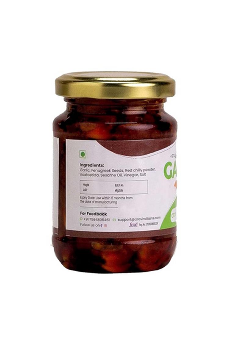 Aravindtaste Traditionall Homemade Garlic Pickle| Lahsun Ka Achar No Added Preservatives Artificial Flavours | Traditional Recipe 100Gm