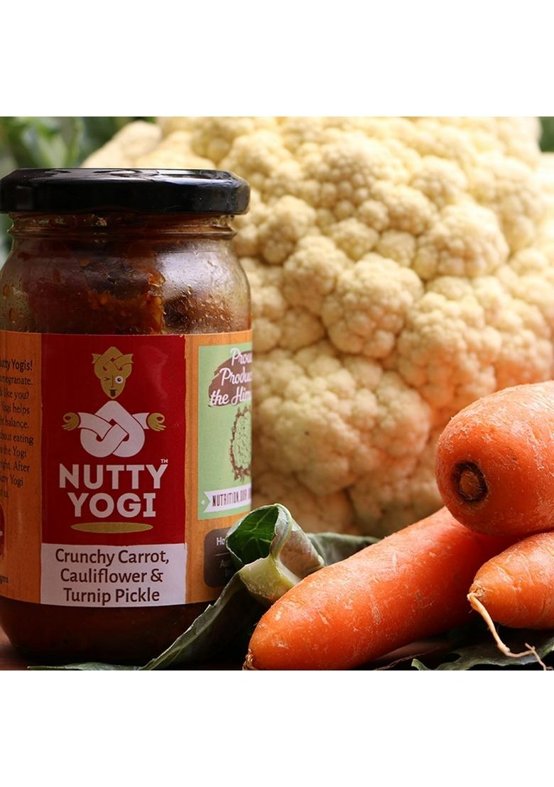 Nutty Yogi Crunchy Carrot Cauliflower And Turnip Pickle 200G 1 Count