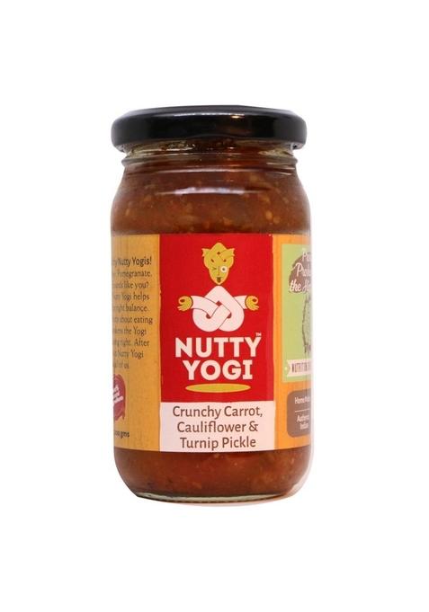 Nutty Yogi Crunchy Carrot Cauliflower And Turnip Pickle 200G 1 Count