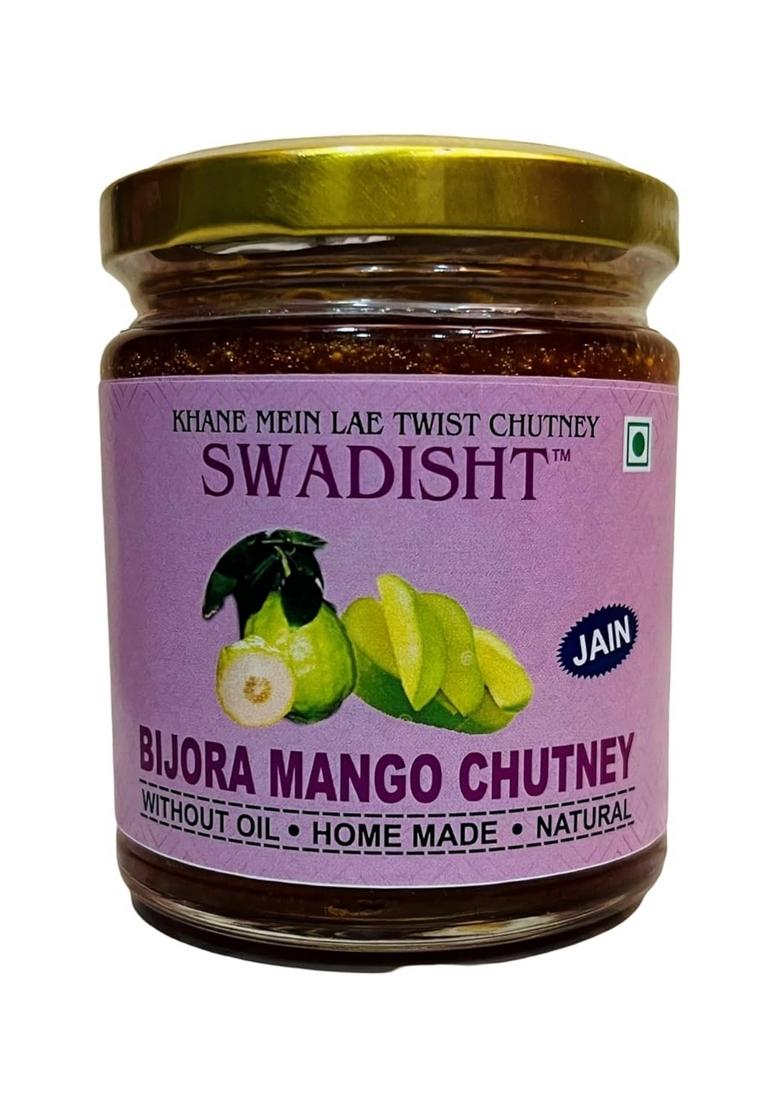 Swadisht Bijora Mango Chutney Oil Free 100 Natural Jain