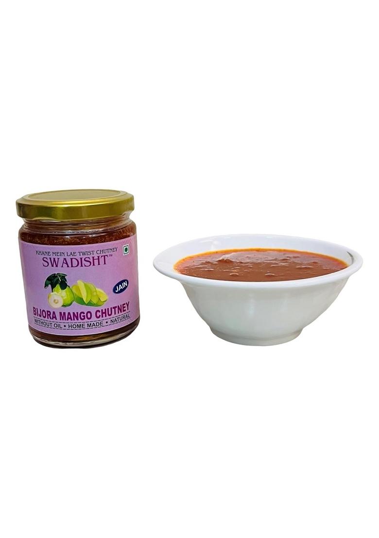 Swadisht Bijora Mango Chutney Oil Free 100 Natural Jain