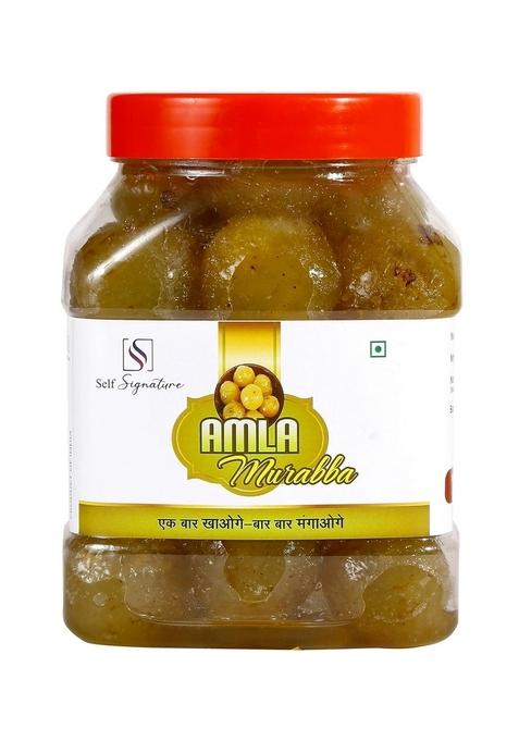 Self Signature Organics Amla Murabba | 100 Fresh With Homemade Taste Pure Natural Healthy 900 Gram