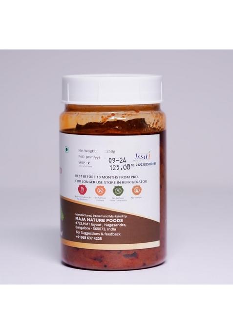 Maja Nature Foods Raw Tamarind Tomato Pickle Combo Pack | Tangy And Spicy Indian Flavors No Artificial Preservatives Perfect For Enhancing Meals Snacks 250 Grams Each