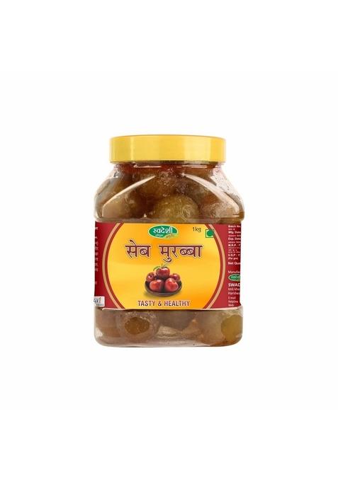 Swadeshi Haridwar Ayurved Apple Murabba | Delicious Fruit Preserve 1Kg Each Pack Of 4