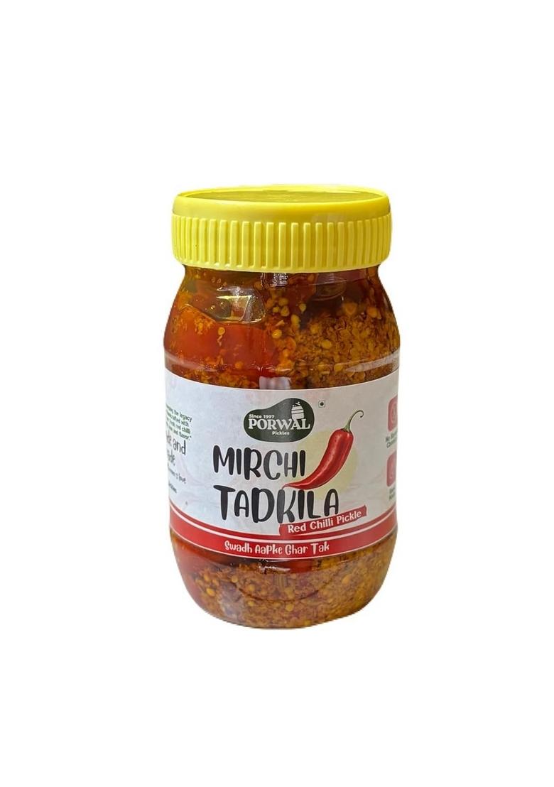 Porwal Pickles Red Chilli Pickle || Homemade And Traditional Laal Mirchi Ka Bharua Achar Ghar Swad No Chemical Preservatives 200Gm