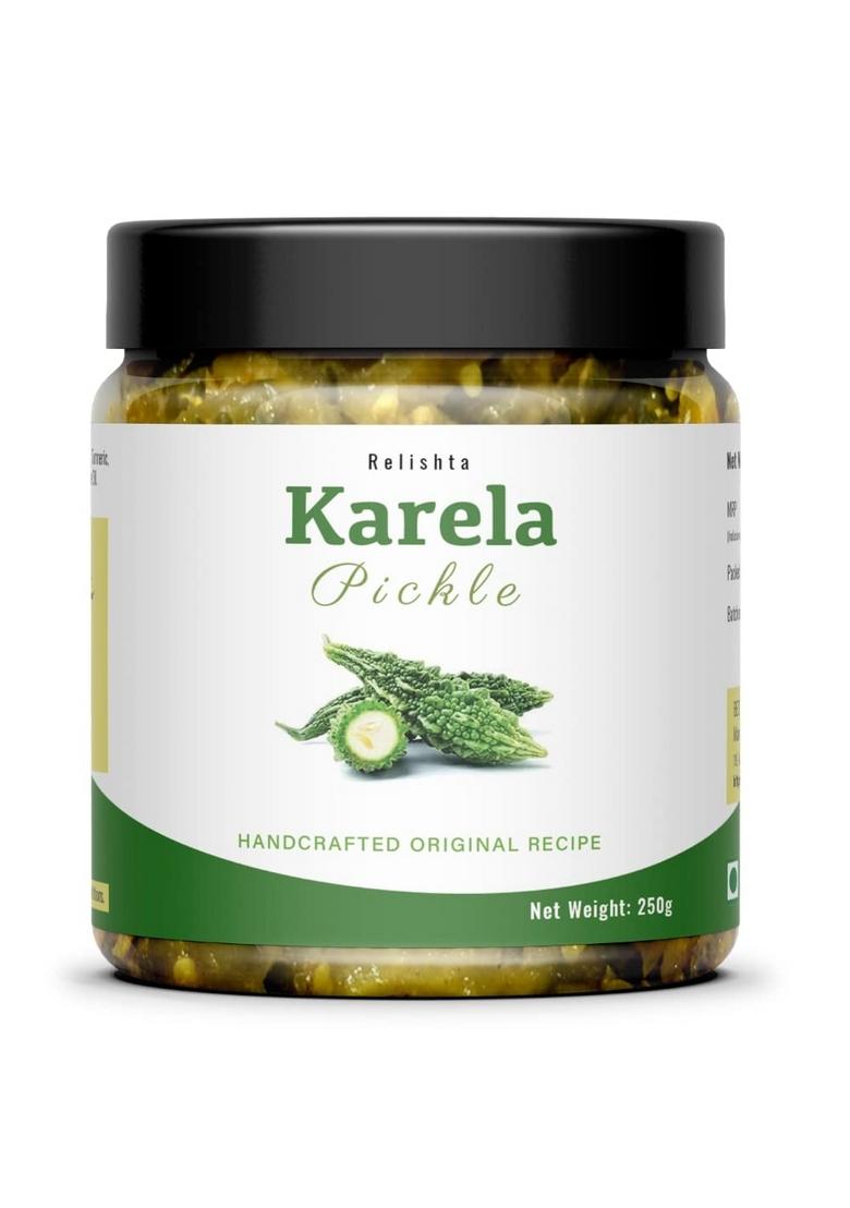 Relishta Karela Pickle 250G By Handcrafted Original Recipe Traditional Taste