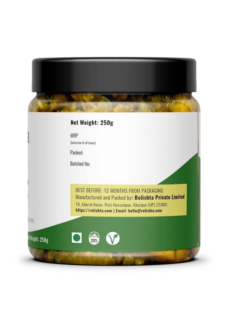 Relishta Karela Pickle 250G By Handcrafted Original Recipe Traditional Taste