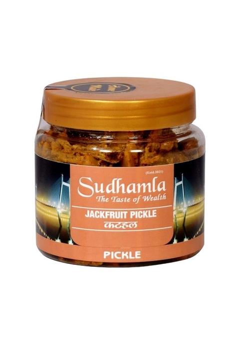 Sudhamla Homemade Fresh Jackfruit Pickle In Mustard Oil 200G Kathal Ka Achar Tasty Ready To Eat Food Pickles Glass Jar No Preservatives 100 Natural 200 Grams For Home Use