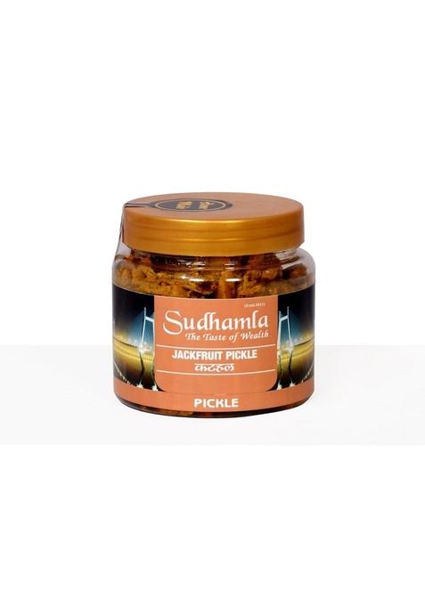 Sudhamla Homemade Fresh Jackfruit Pickle In Mustard Oil 200G Kathal Ka Achar Tasty Ready To Eat Food Pickles Glass Jar No Preservatives 100 Natural 200 Grams For Home Use
