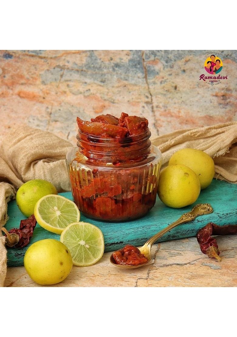 Ramadevi Foods Lemon Pickle | Size 200Gm