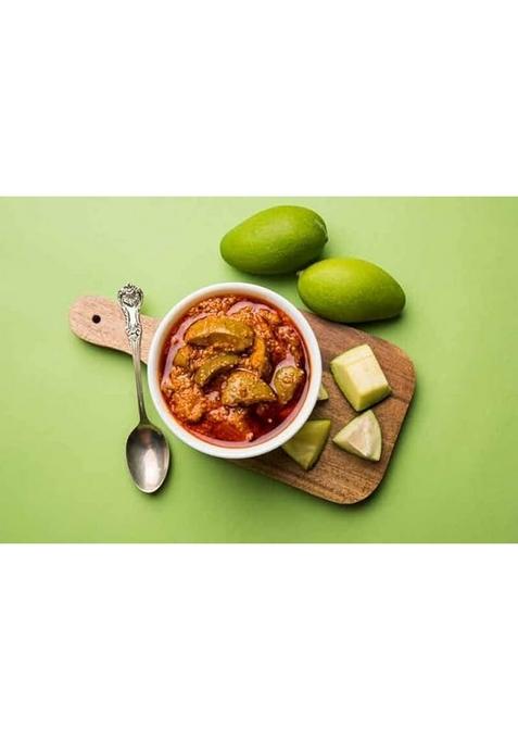 Awadh Mango Pickle 250G |U P Style Aam Ka Sukha Bharua Achar | Lowoil Low Salt Tangy Spicy Sour And Salty Dark Brown Long Sized Pieces |Homemade