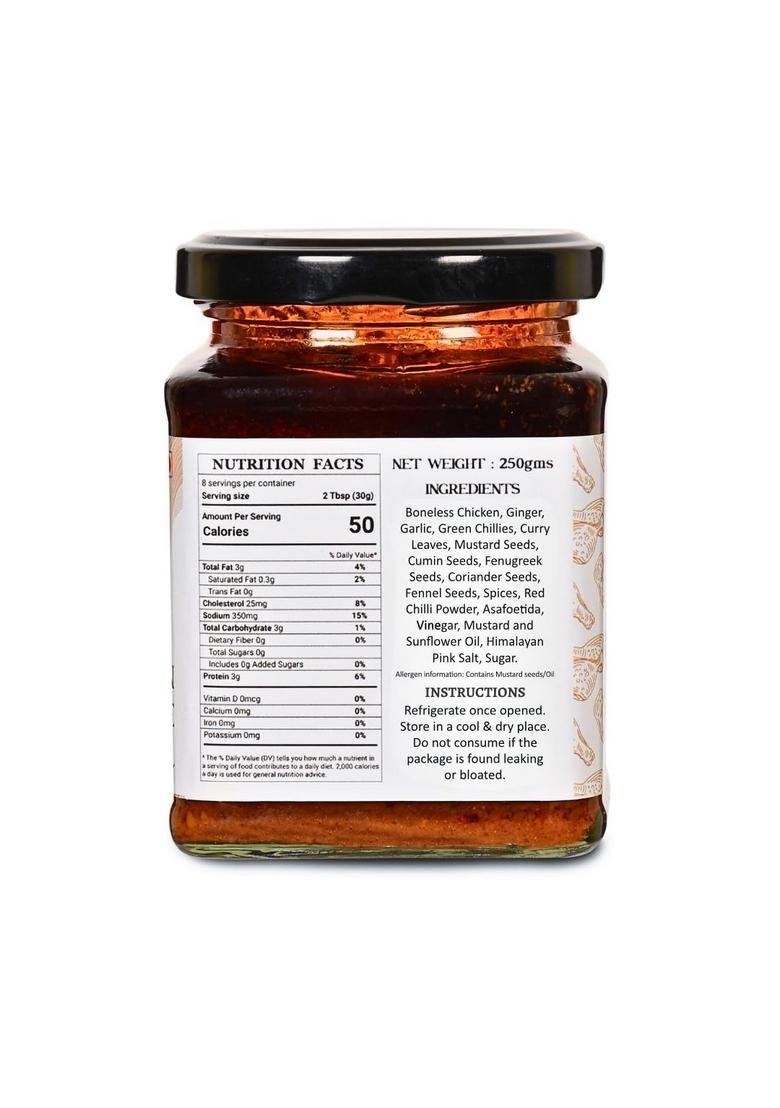 Mai'S Lonche Non Veg Combo | Chicken Pickle King Fish Sea Food Healthy Pickles No Preservative 250 X 2 Gms Pack Of