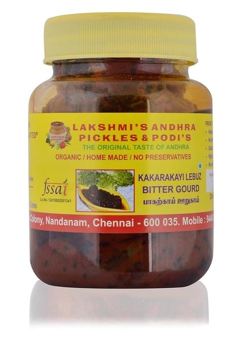 Lakshmi'S Andhra Pickles Podis Bitter Gourd Pickle 250 G