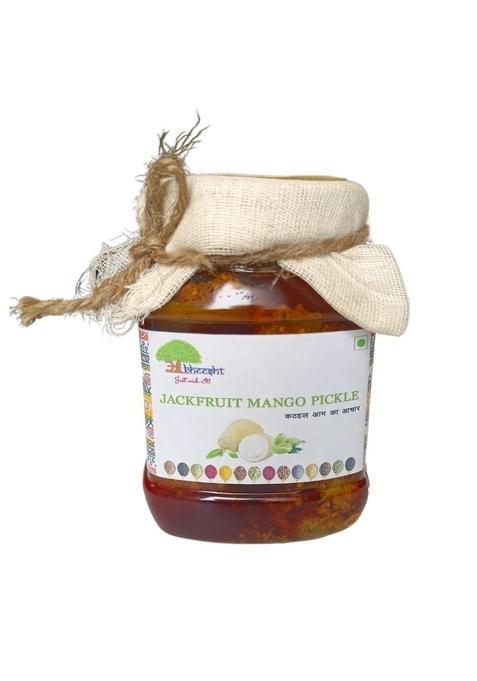 Abheesht Jackfruit Mango Pickle 400G | Homemade Traditional Achar Kathal Aam Ka No Preservatives Recipe From Bihar Pickles Mustard Oil