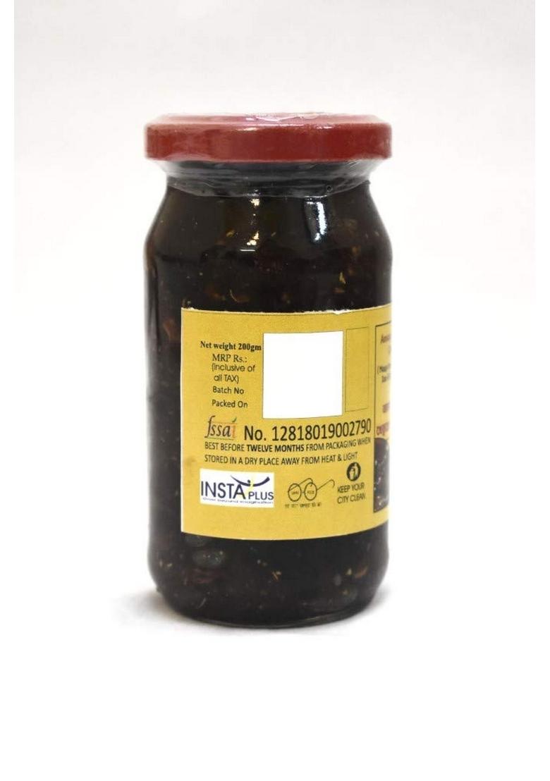 Menu Maker Select Premium Chaltar Achar [Elephant Apple Pickle] And Aamsatto Khejurer Chutney [Mango Preserve Date Sweet Chutney] Combo Pack 250G Each