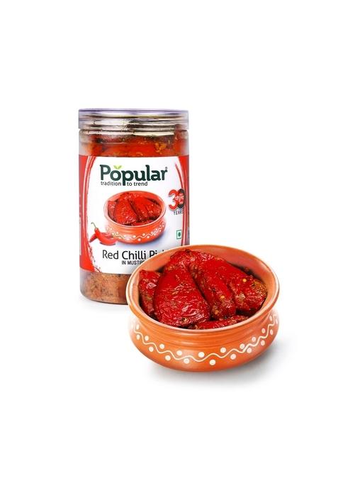 Popular Red Chilli Pickle– Authentic Indian Style Pickle Made With Fresh Chillies And Traditional Spices Perfect 750G