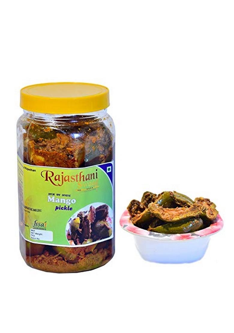 Rajasthani Swaad Kachi Keri Ka Achar Home Made Homemade Mango Pickle | 1600 Gram