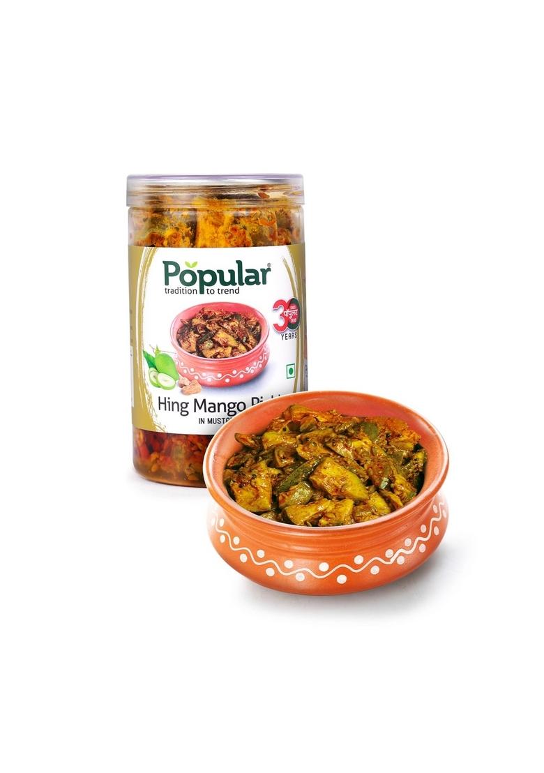 Popular Hing Mango Pickle– Authentic Indian Style Mago Pickle Made With Fresh Magoes And Traditional Spices 750G