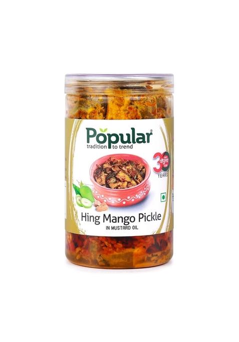 Popular Hing Mango Pickle– Authentic Indian Style Mago Pickle Made With Fresh Magoes And Traditional Spices 750G