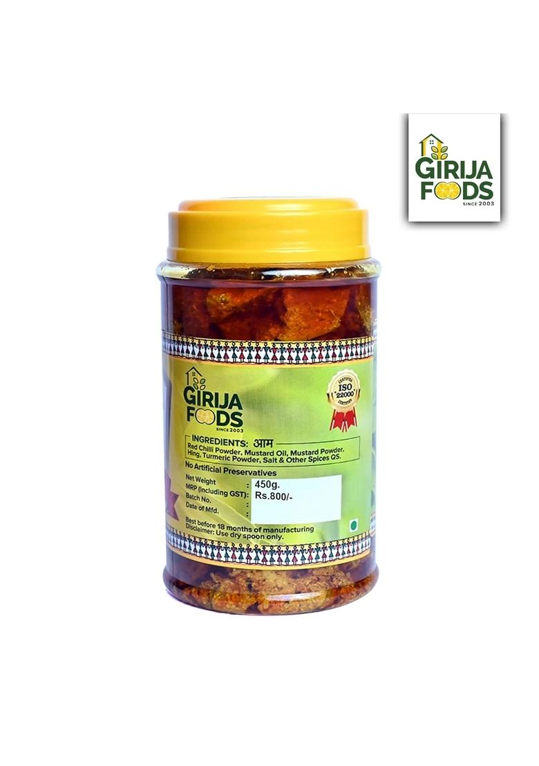 Ghar Ka Pickles Traditional Homemade Mango Pickle Aam Achar 450G Natural No Chemical Preservatives Added
