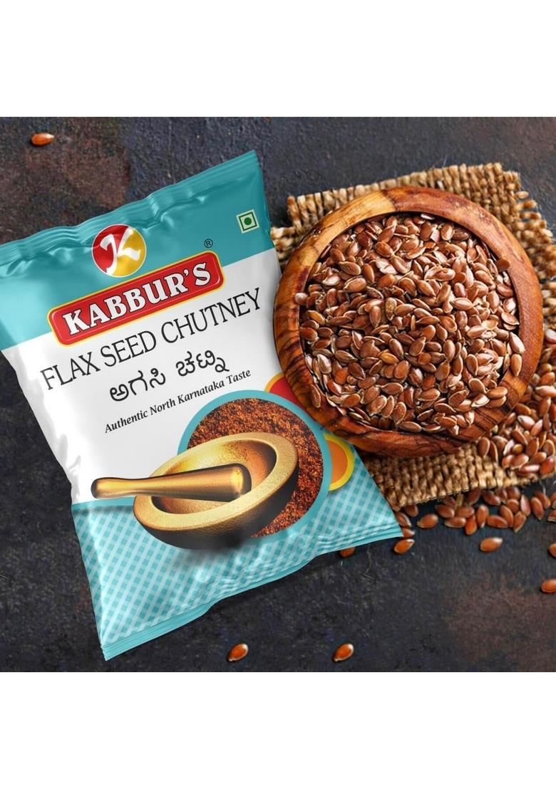 Kabburs Flax Seed Chutney Powder 100 Gram