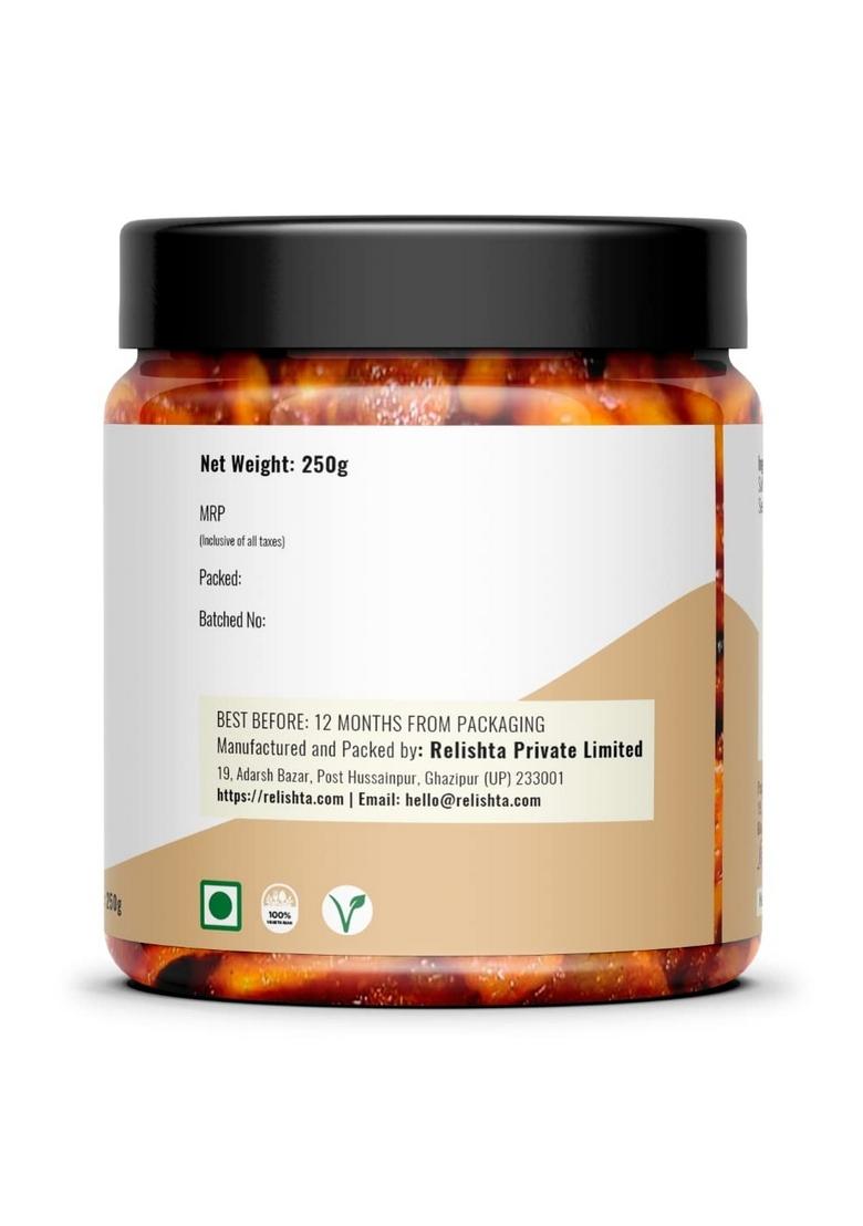 Relishta Ginger Pickle 250G By Handcrafted Original Recipe Traditional Taste