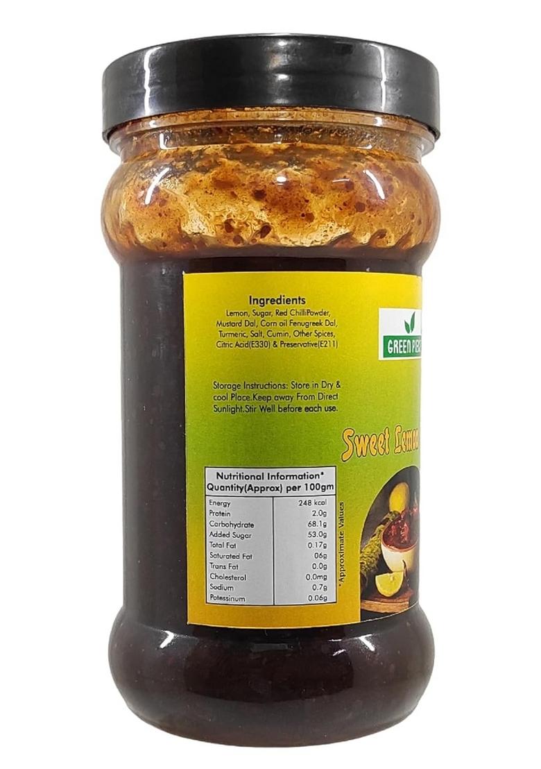 K3 Masala Green Piece Sweet Lemon Pickle 500Gm