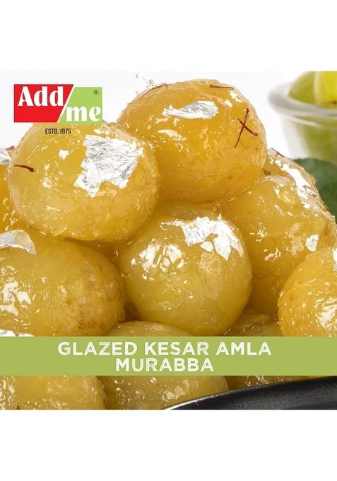 Add Me Kesar Amla Murabba Large 750Gm X 3 Vacuum Packed Without Syrup | Awla Murraba Candy Organic Immunity Boosters