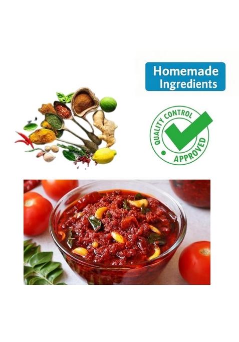 Palle Uuragaayalu Andhra Authentic Tomato Pickle | Handmade Pickles Best For Rice Roti Snacks Natural Healthy Home Restaurant 250G