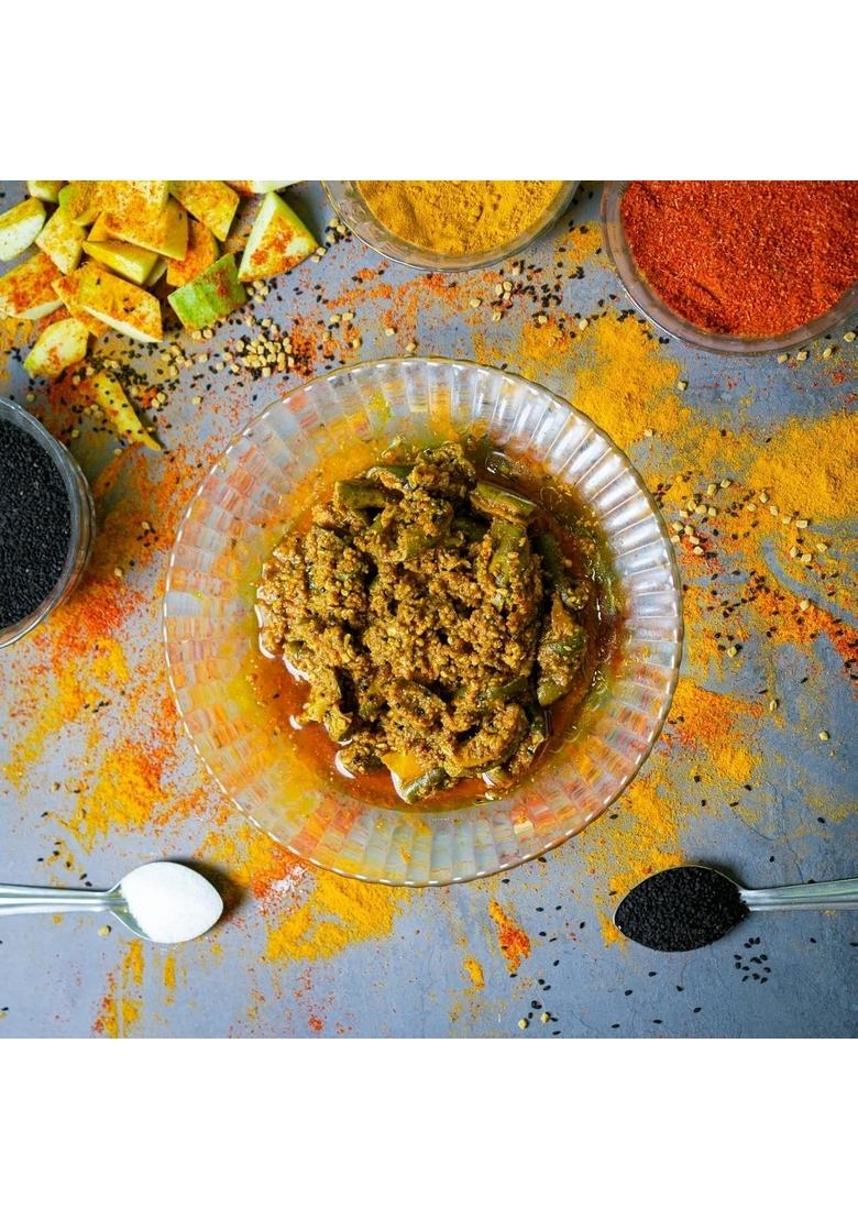 Balaji Pickles Mango Pickle Tangy Indian Condiment Tasty And Traditional Achar 500G