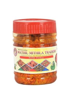 Mathil Mithila Traders Style Homemade Aam Ka Achaar | Special Mango Pickle Spicy Tangy Sukha In Mustard Oil No Preservatives Artificial Colors Organic Kuccha Bihari 500G