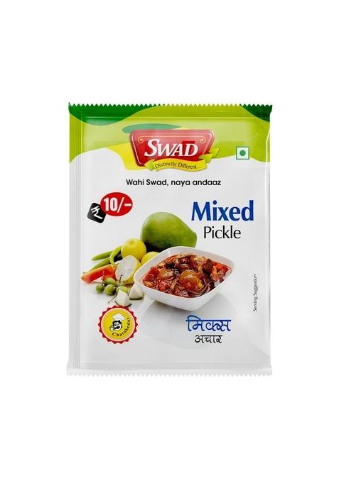 Swad Delicious And Tangy Mango Lemon Green Chillies Carrot Kerda Mixed Pickle Achar 50 Gm Pack Of