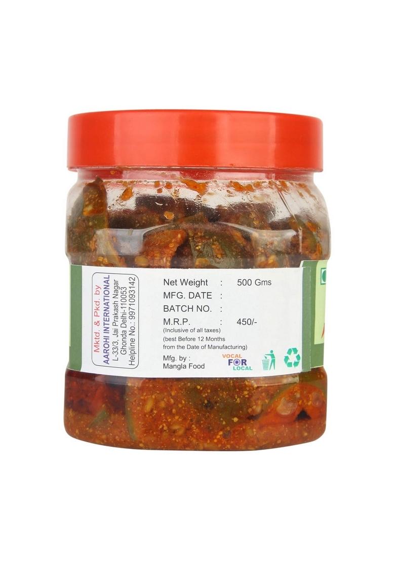 Aarohi Combo Of Homemade Simple And Delicious Pure Carrot Pickle 400 Gram Mango Taste Generation Pack Of2