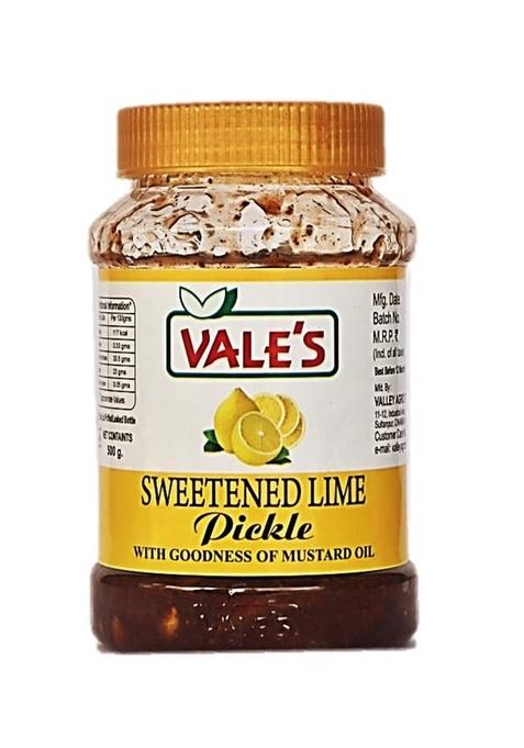 Vale'S Sweetened Lime Pickle Meetha Nimbu Ka Achaar From Since 1987 By Chamba Heritage Sweet 1Kg