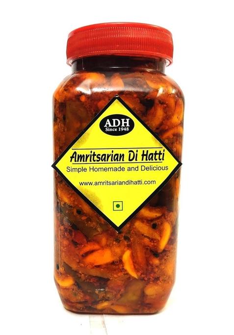 Adh Ginger Garlic Lemon Pickle | Homemade With Cold Pressed Sesame Oil Ayurvedic Recipe Made In Small Batches Adarak Ka Achar Is Naturally Rich Vitamin E 500Gm
