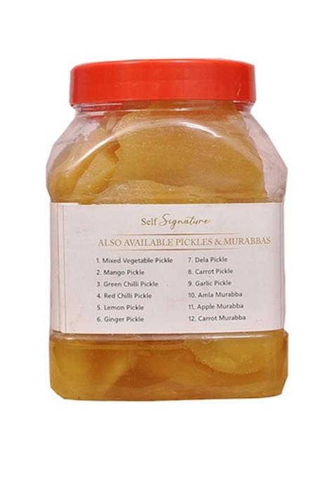 Self Signature Combo Of Homemade Fresh Natural Organic Sweet Bel Murabba And Bamboo Bans Ka Morabba 900 Gram Each Pack 2