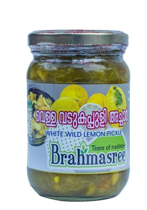 Brahmasree White Wild Lemon Pickle – 300G Jar