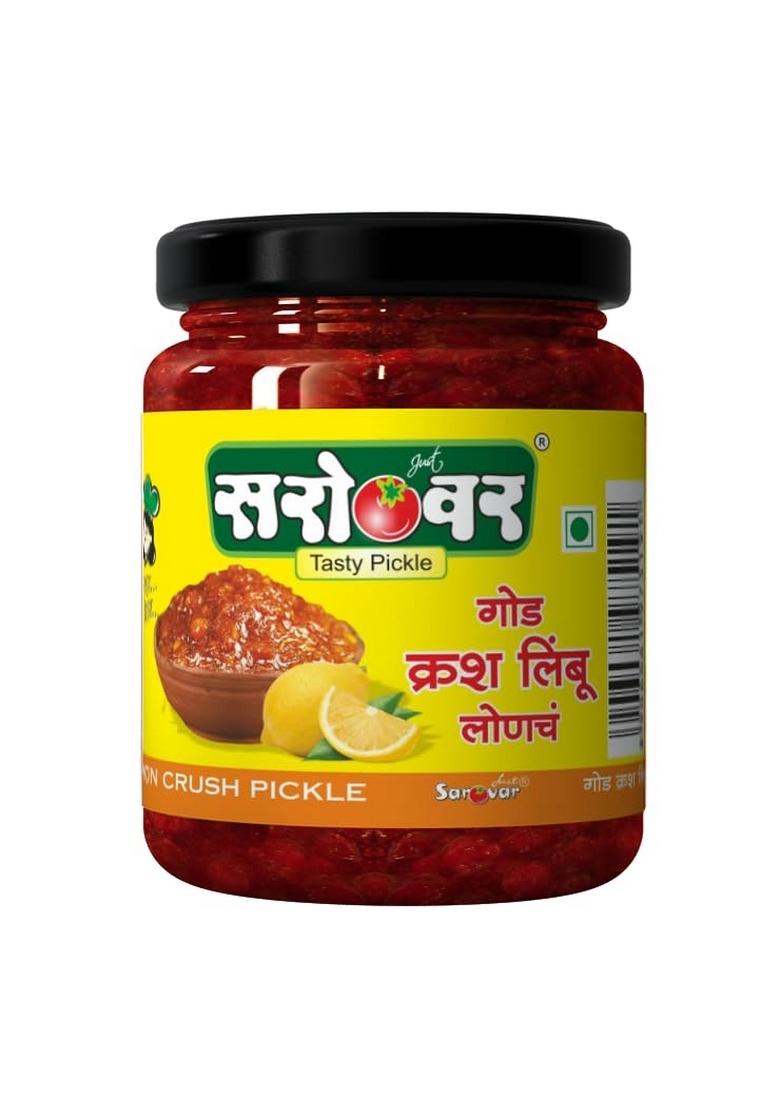 Just Sarovar Sweet Lemon Crush Pickle No Artificial Flavours 1 Kg